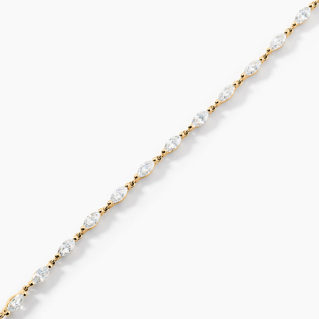 Bracelet Sparkle Or Jaune Oxyde De Zirconium - Bracelets Femme | Histoire d&rsquo;Or