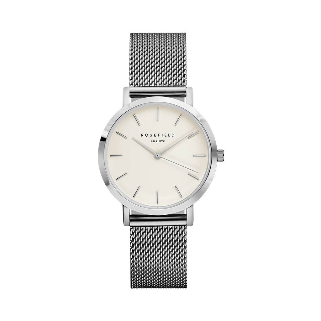 Montre Rosefield The Tribeca Blanc - Montres Femme | Histoire d’Or