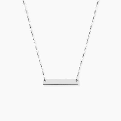 Collier Bronwen Argent Blanc - Colliers fantaisie Femme | Histoire d&rsquo;Or