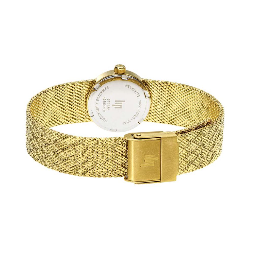 Montre Lip Henriette Nacre Noire - Montres Femme | Histoire d’Or