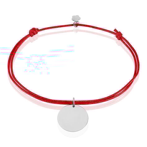 Bracelet Paula Argent Blanc - Bracelets cordon Femme | Histoire d’Or