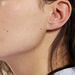 Boucles D'oreilles Puces Eddie Or Blanc Oxyde De Zirconium - Clous d'oreilles Femme | Histoire d’Or