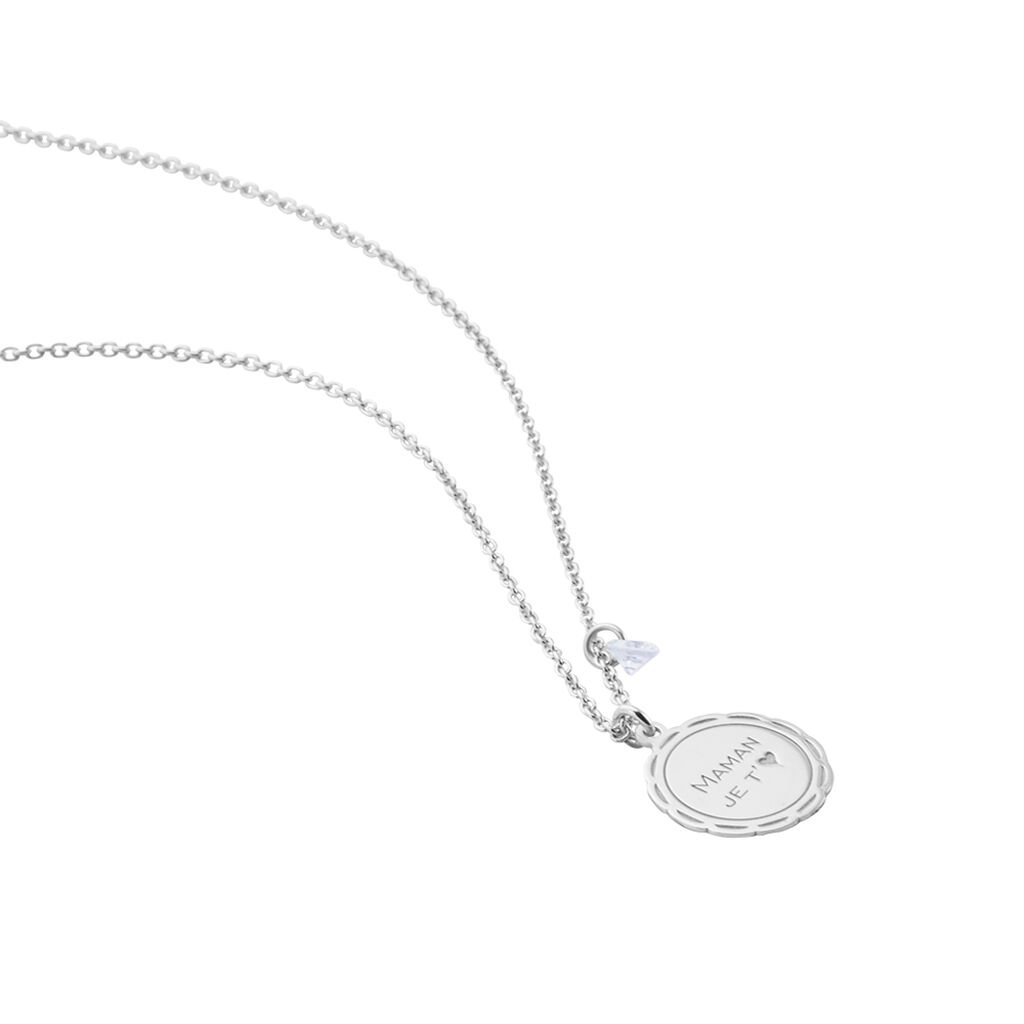Collier Argent Glannon Oxyde De Zirconium - Colliers fantaisie Femme | Histoire d’Or