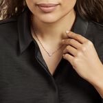 Collier Argent Rose Varinia Oxydes De Zirconium - Colliers fantaisie Femme | Histoire d&rsquo;Or