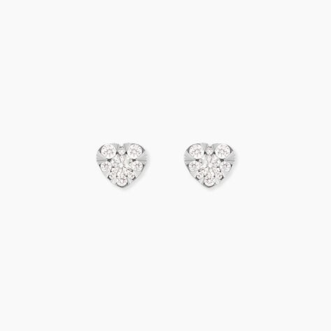 Boucles D'Oreilles Puces Shalee Or Jaune Diamant - Clous d'oreilles Femme | Histoire d&rsquo;Or