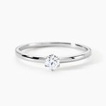 Bague Solitaire Natalia Pl Platine Blanc Diamant - Bagues solitaires Femme | Histoire d&rsquo;Or
