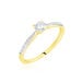 Bague Solitaire Hemera Or Jaune Diamant - Bagues solitaires Femme | Histoire d’Or