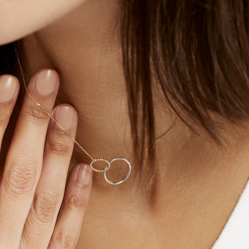 Collier Elizabeta Or Bicolore - Colliers Femme | Histoire d’Or