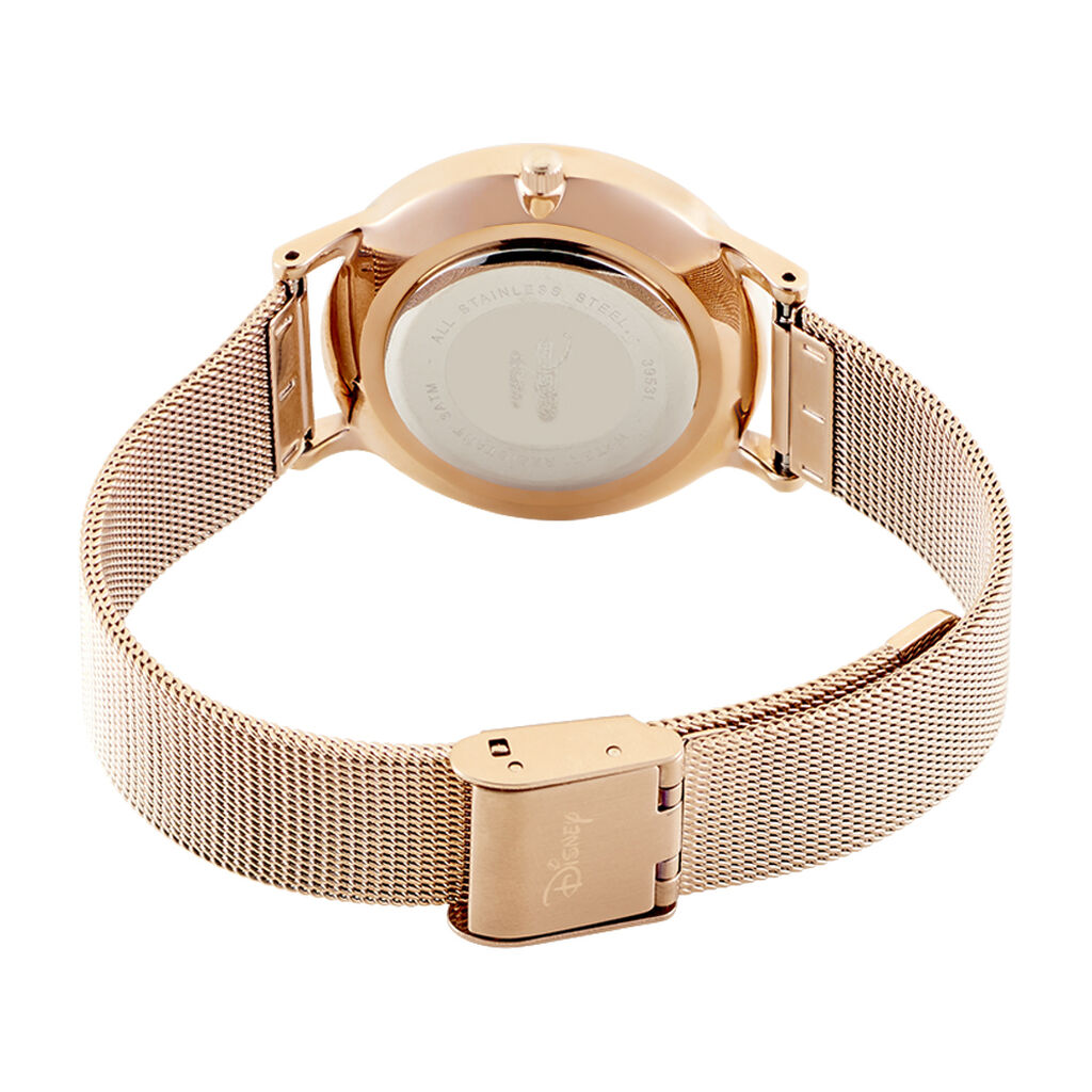 Montre Disney Doré Rose - Montres Femme | Histoire d’Or