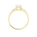 Bague Solitaire Ofelie Or Jaune Oxyde De Zirconium