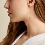 Boucles D'oreilles Pendantes Iris Or Jaune Am&eacute;thyste Topaze - Boucles d'oreilles pendantes Femme | Histoire d&rsquo;Or