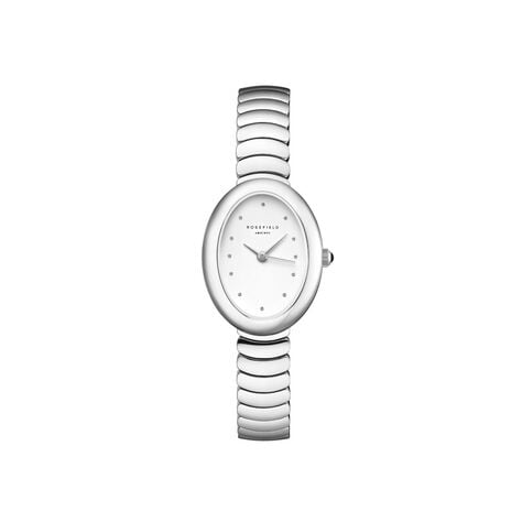 Montre Rosefield Ovale Blanc - Montres Femme | Histoire d&rsquo;Or