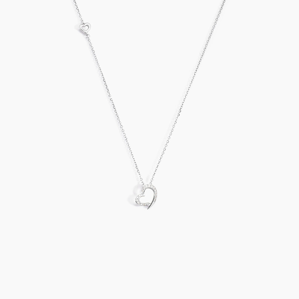 Collier Louise Or Blanc Diamant - Colliers Femme | Histoire d&rsquo;Or