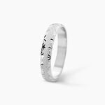 Alliance Maturina Demi Jonc Classique Or Blanc - Alliances Unisex | Histoire d&rsquo;Or