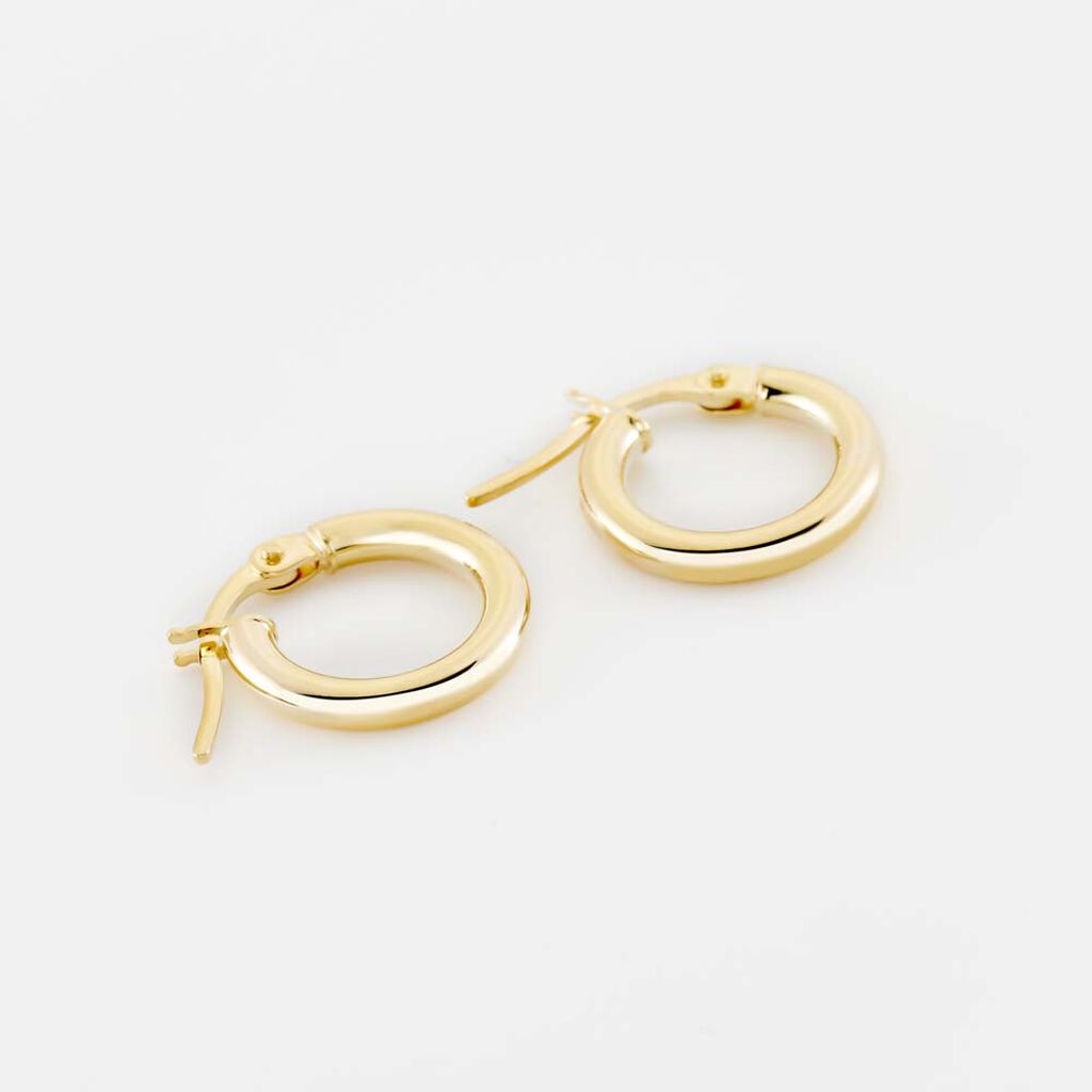Créoles Verania Or Jaune - Boucles d'oreilles créoles Femme | Histoire d’Or