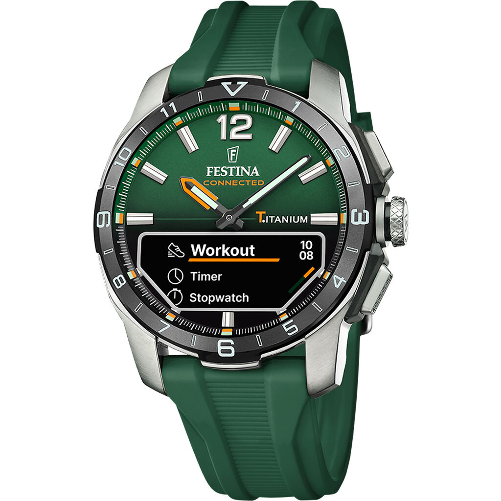 Montre Connectée Festina Connected Vert - Montres connectées Famille | Histoire d’Or