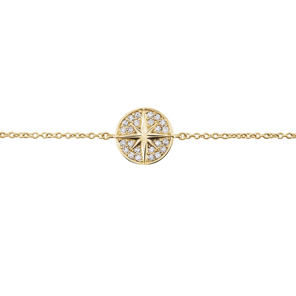 Bracelet Maria-carmen Plaqué Or Jaune Oxyde De Zirconium - Bracelets fantaisie Femme | Histoire d’Or