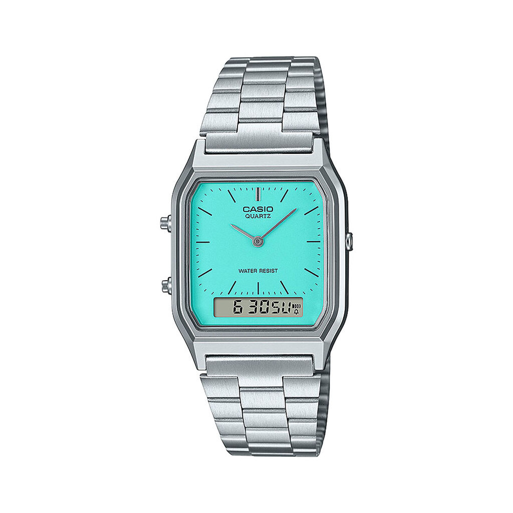 Montre Casio Collection Vintage Turquoise - Montres Homme | Histoire d’Or