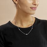 Collier Catarina Argent Blanc - Colliers fantaisie Femme | Histoire d&rsquo;Or