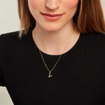 Pendentif Ionia Lettre Or Jaune - Pendentifs Famille | Histoire d&rsquo;Or