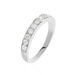 Demi-alliance Or Blanc Valentine Diamants Synthetique - Alliances Femme | Histoire d’Or