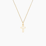Pendentif Alyssa Croix Or Jaune - Pendentifs Communion Famille | Histoire d&rsquo;Or