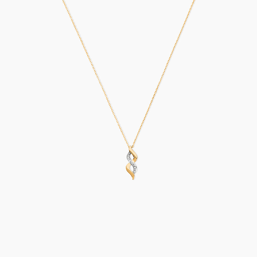 Collier Ilarione Or Jaune Diamant - Colliers Femme | Histoire d’Or