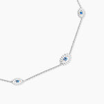 Collier Parad'eyes Argent Blanc - Colliers fantaisie Femme | Histoire d&rsquo;Or