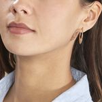 Cr&eacute;oles Tyfene Plaqu&eacute; Or Jaune - Boucles d'oreilles cr&eacute;oles Femme | Histoire d&rsquo;Or