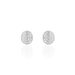 Boucles D'oreilles Puces Fidjy Argent Blanc Oxyde De Zirconium - Boucles d'oreilles fantaisie Femme | Histoire d’Or