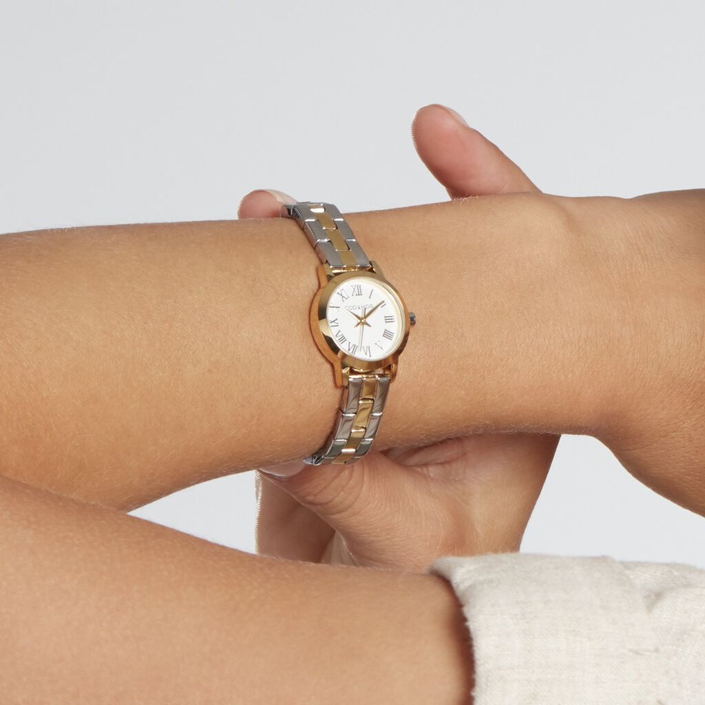 Montre Codhor Alison Blanc - Montres &eacute;tanches Femme | Histoire d&rsquo;Or