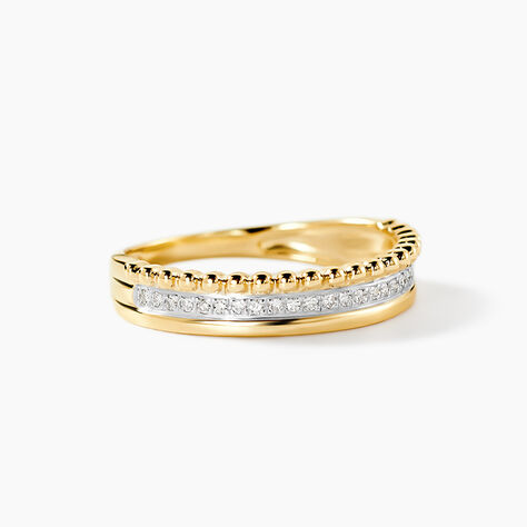 Bague Marcianne Or Jaune Diamant - Bagues avec pierre Femme | Histoire d&rsquo;Or