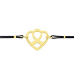Bracelet Solidaire Lutte Contre Le Cancer Laiton Dor&eacute; - Bracelets cordon Femme | Histoire d&rsquo;Or