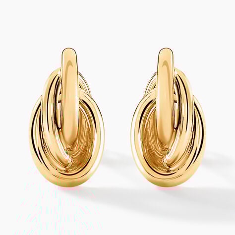 Boucles D'oreilles Puces Ninel Or Jaune - Clous d'oreilles Femme | Histoire d’Or