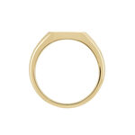 Chevali&egrave;re Plaqu&eacute; Or Jaune Nelson Email Noir - Chevali&egrave;res Homme | Histoire d&rsquo;Or