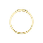 Bague Barrette Or Jaune Diamant - Bagues avec pierre Femme | Histoire d&rsquo;Or