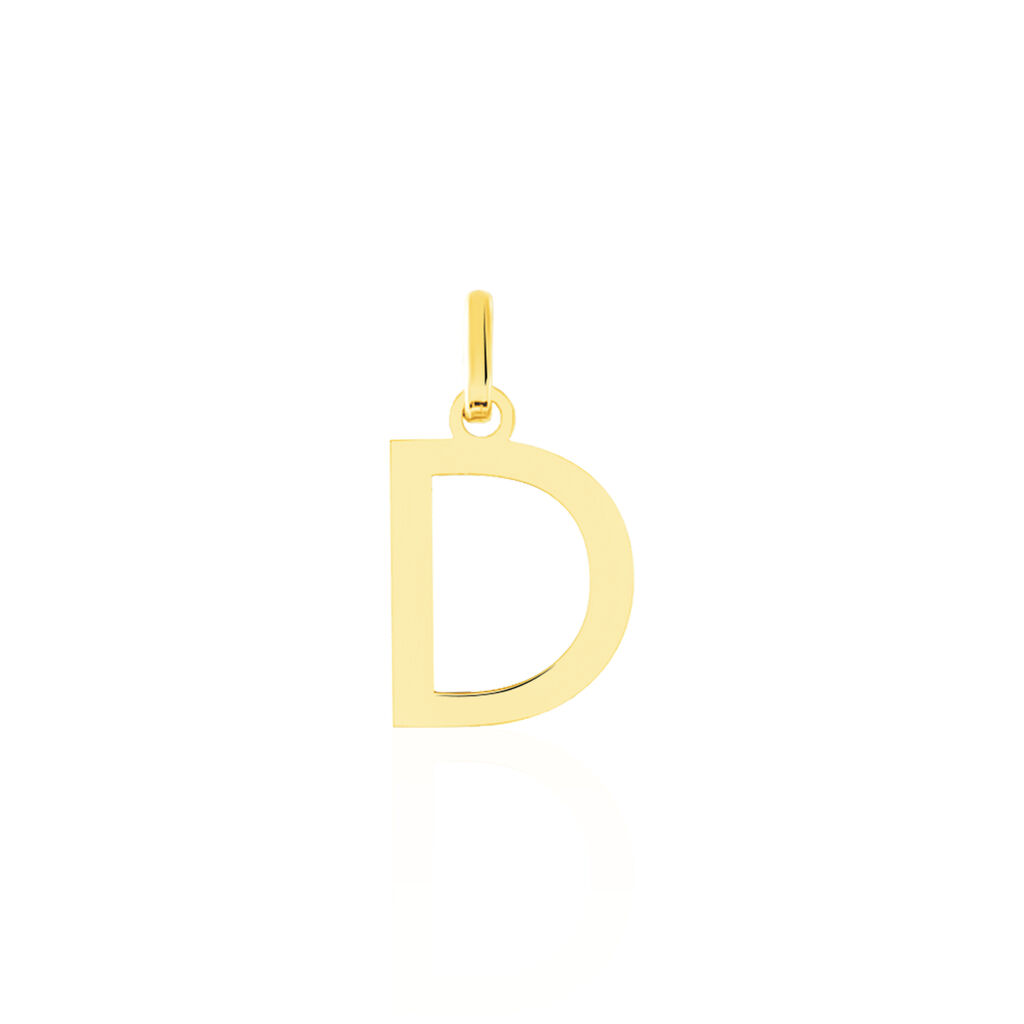 Pendentif Ionia Lettre Or Jaune - Pendentifs Famille | Histoire d’Or