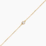 Bracelet Barabal Or Jaune Oxyde De Zirconium - Bracelets Femme | Histoire d&rsquo;Or