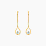 Boucles D'oreilles Pendantes Or Jaune Ossian Topaze - Boucles d'oreilles pendantes Femme | Histoire d&rsquo;Or