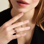 Bague Emelyne Or Jaune Diamant - Bagues avec pierre Femme | Histoire d&rsquo;Or