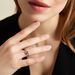 Bague Emelyne Or Jaune Diamant - Bagues avec pierre Femme | Histoire d’Or