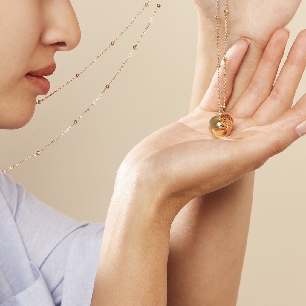 Bola De Grossesse Acier Doré My Bola - Bolas de grossesse Femme | Histoire d’Or