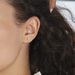 Boucles D'oreilles Puces Or Blanc Oxyde De Zirconium - Clous d'oreilles Famille | Histoire d’Or