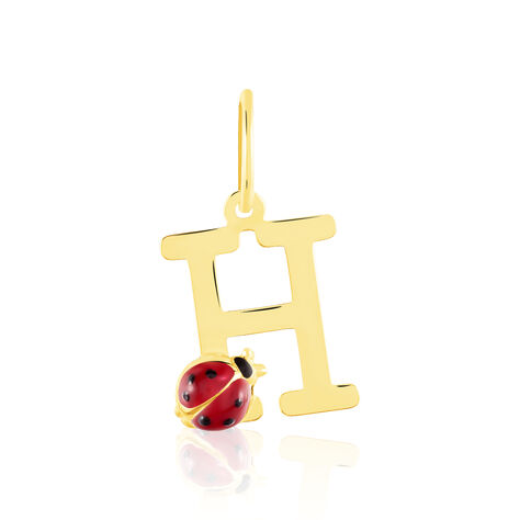 Pendentif Helidie Coccinelle Lettre Or Jaune - Pendentifs Enfant | Histoire d’Or