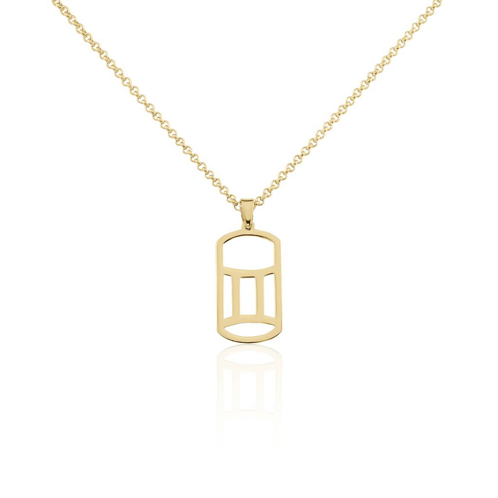 Collier Plaqué Or Prospero - Colliers Zodiaque Homme | Histoire d’Or
