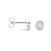Boucles D'oreilles Puces Argent Blanc Laureano Oxydes De Zirconium - Boucles d'oreilles fantaisie Femme | Histoire d’Or