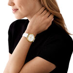 Montre Michael Kors Slim Runway Blanc - Montres Femme | Histoire d&rsquo;Or