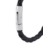 Bracelet Angelo Acier Blanc - Bracelets Cuir Homme | Histoire d&rsquo;Or