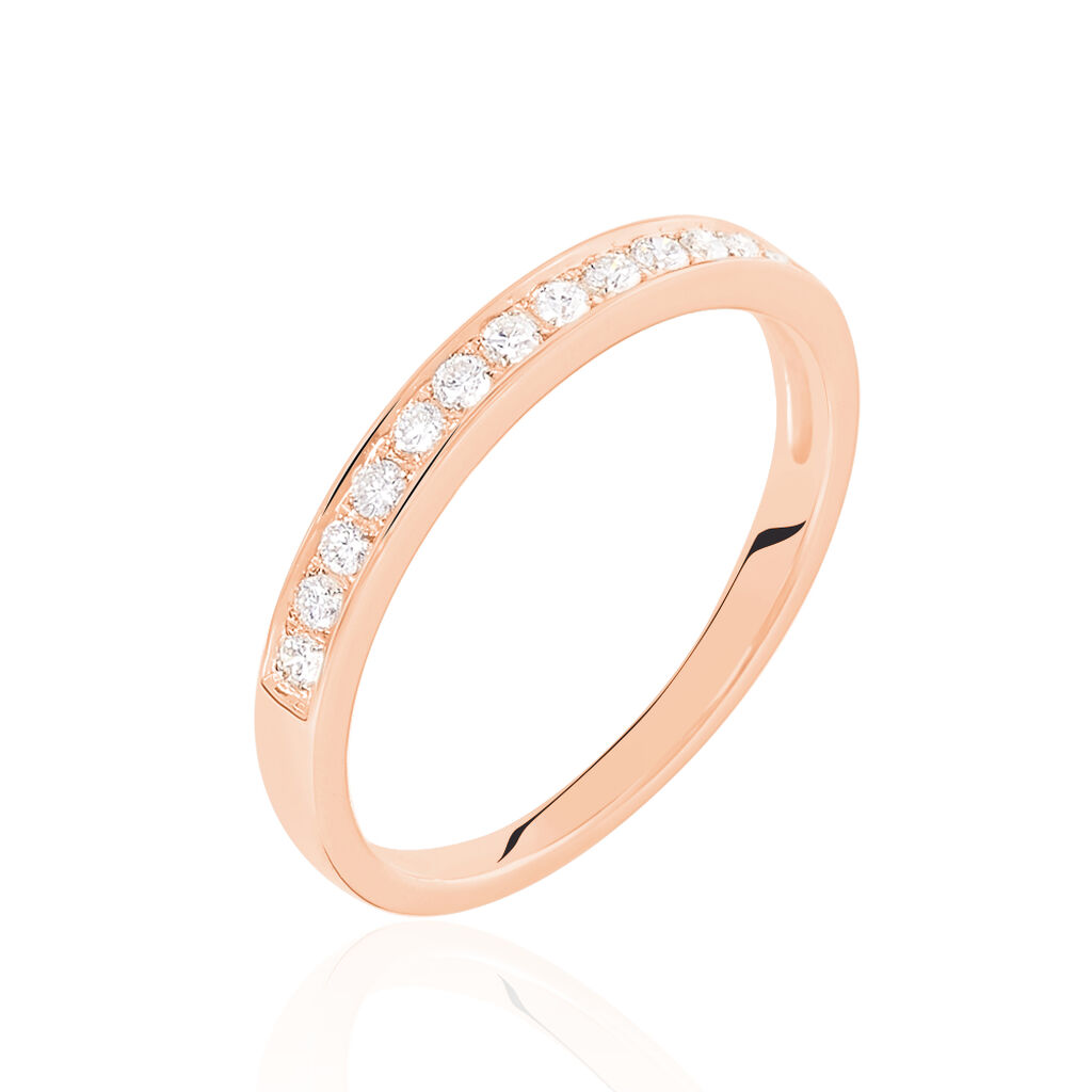 Alliance Rhea Or Rose Diamant - Bijoux Femme | Histoire d&rsquo;Or