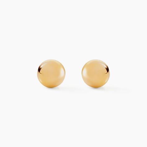 Boucles D'oreilles Puces Fidelia Or Jaune - Clous d'oreilles Famille | Histoire d’Or